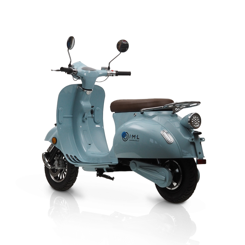 Retro skuter elektryczny Havana iamelectric niebieska