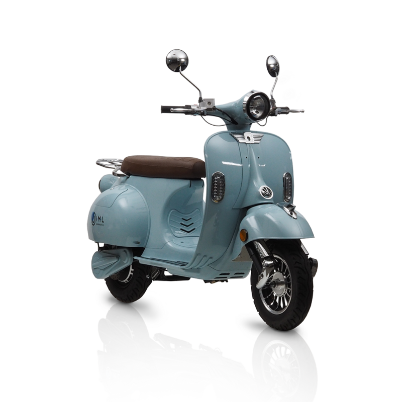 Retro skuter elektryczny Havana iamelectric niebieska