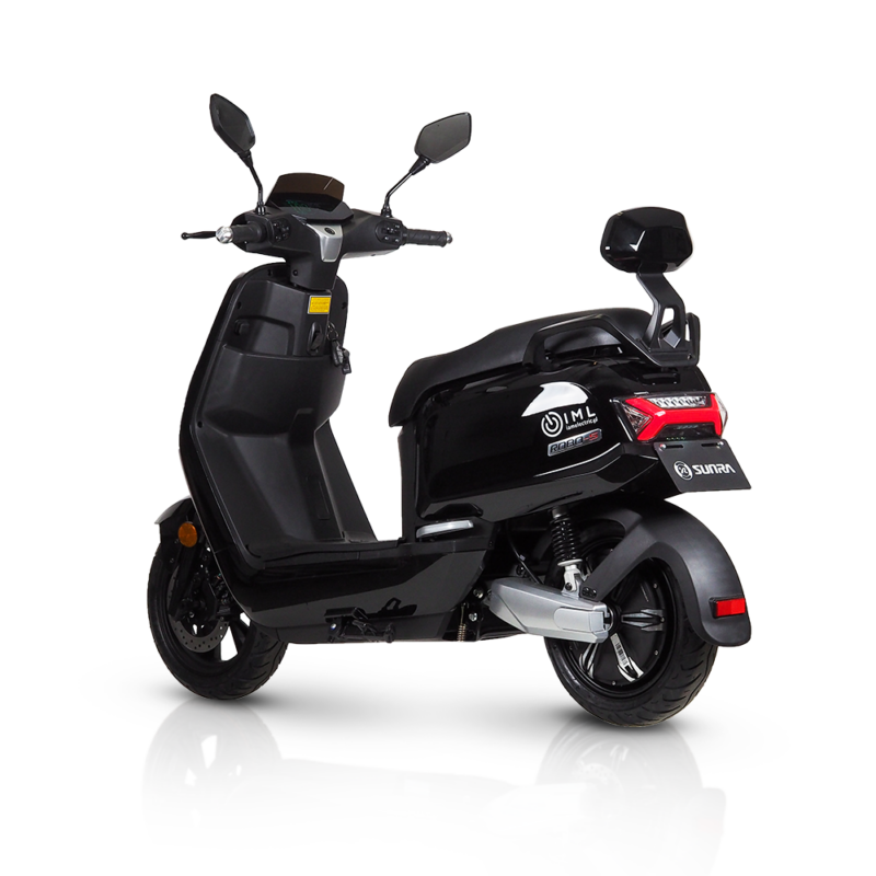 Motocykl elektryczny Robo-S iamelectric czarny tył