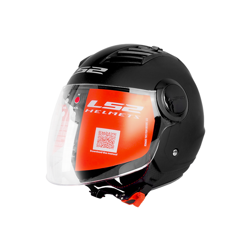 Kask motocyklowy ls2 czarny matt