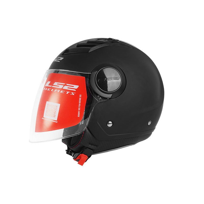 Kask ls2 na skuter elektryczny czarny matt