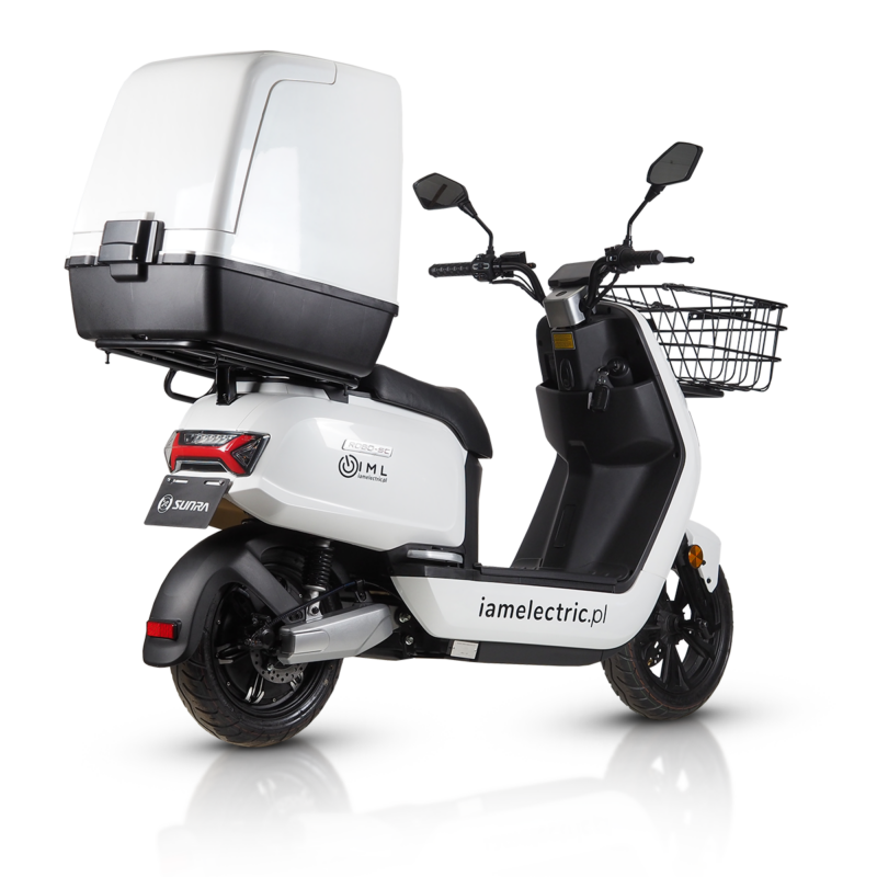 motocykl dostawczy z kufrem delivery