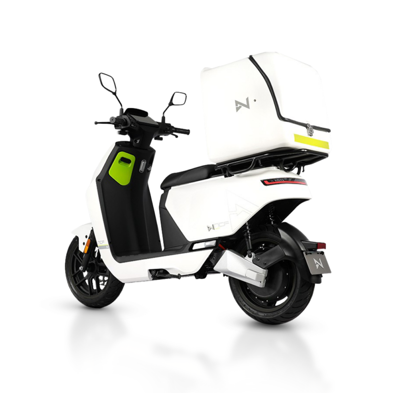 skuter dostawczy biały dla firm iamelectric